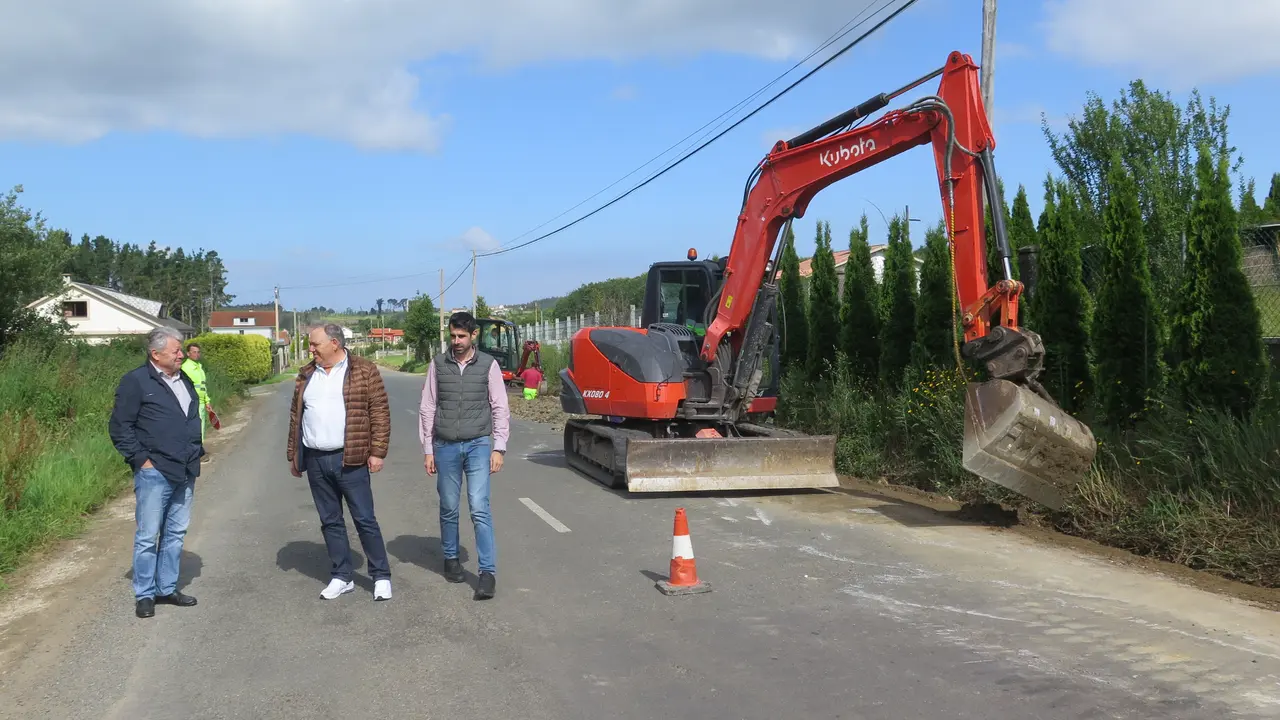 Obras de mellora da rede de abastecemento entre Golmar do Medio e San Pantai&oacute;n.