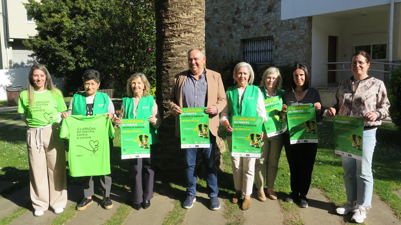 Presentaci&oacute;n da Andaina contra o cancro na Laracha.