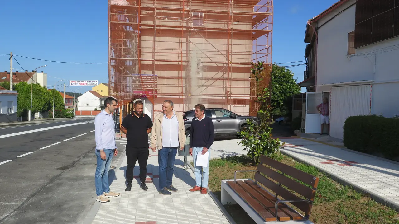 Obras de humanizaci&oacute;n e mellora da accesibilidade na zona de Cillobre.