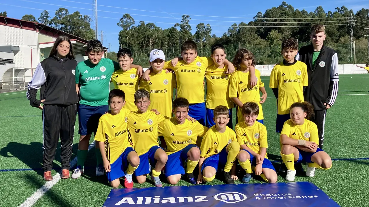 Xuventude Laracha, elegido para formar parte de los clubes patrocinados por Allianz.
