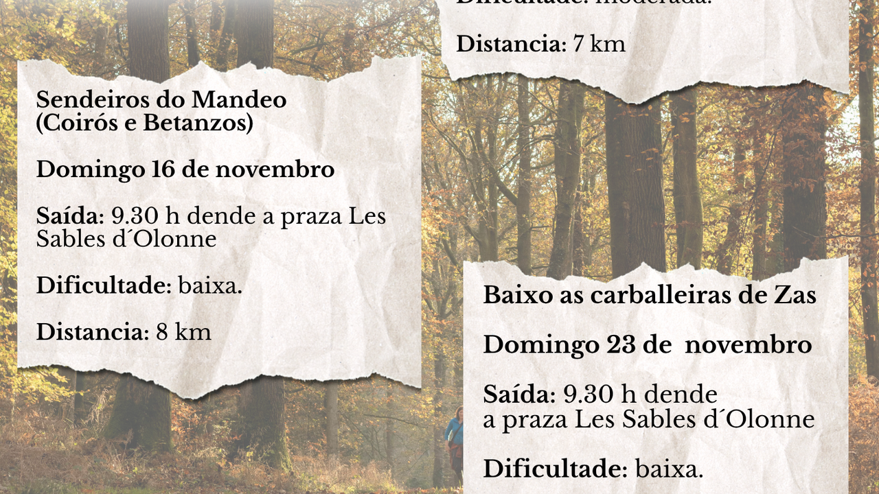 Nova edici&oacute;n do programa "Andainas de Outono".