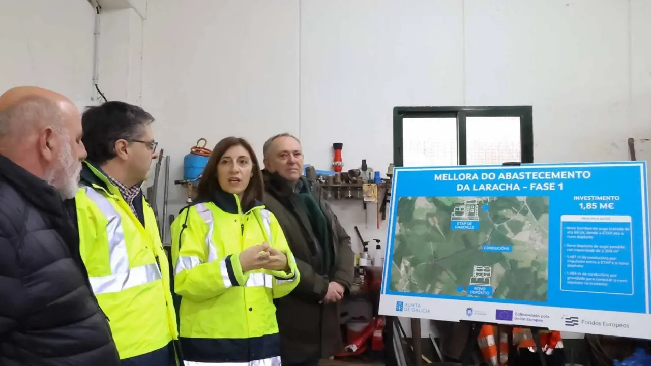 Mejora de la red de abastecimiento de A Laracha.
