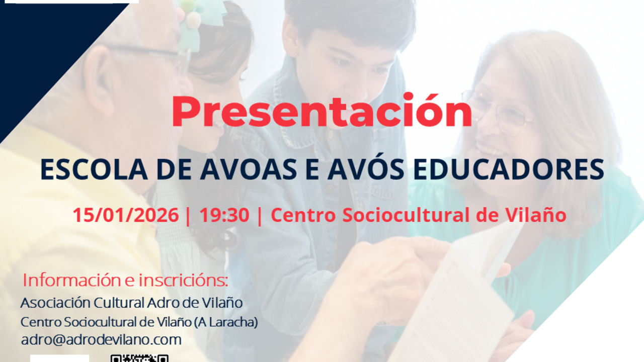 Programa &ldquo;Av&oacute;s e Avoas Educadores&rdquo; en A Laracha.