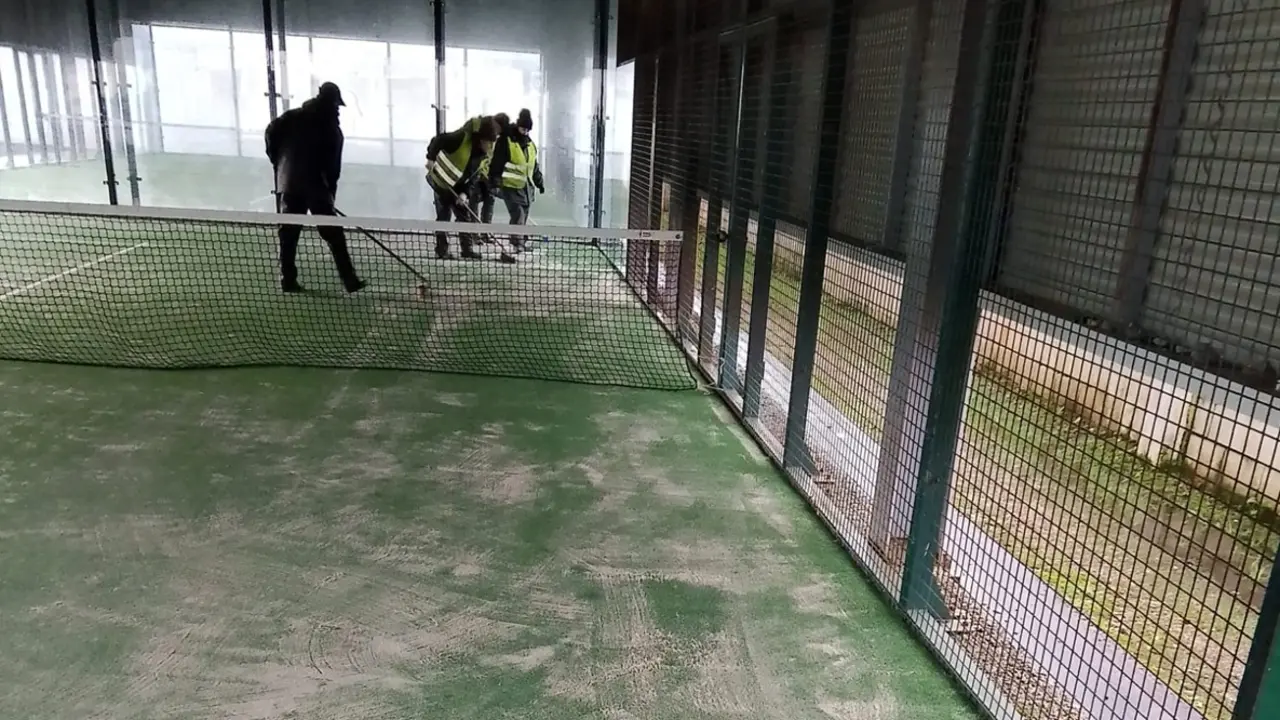 Pistas de pádel de A Laracha.