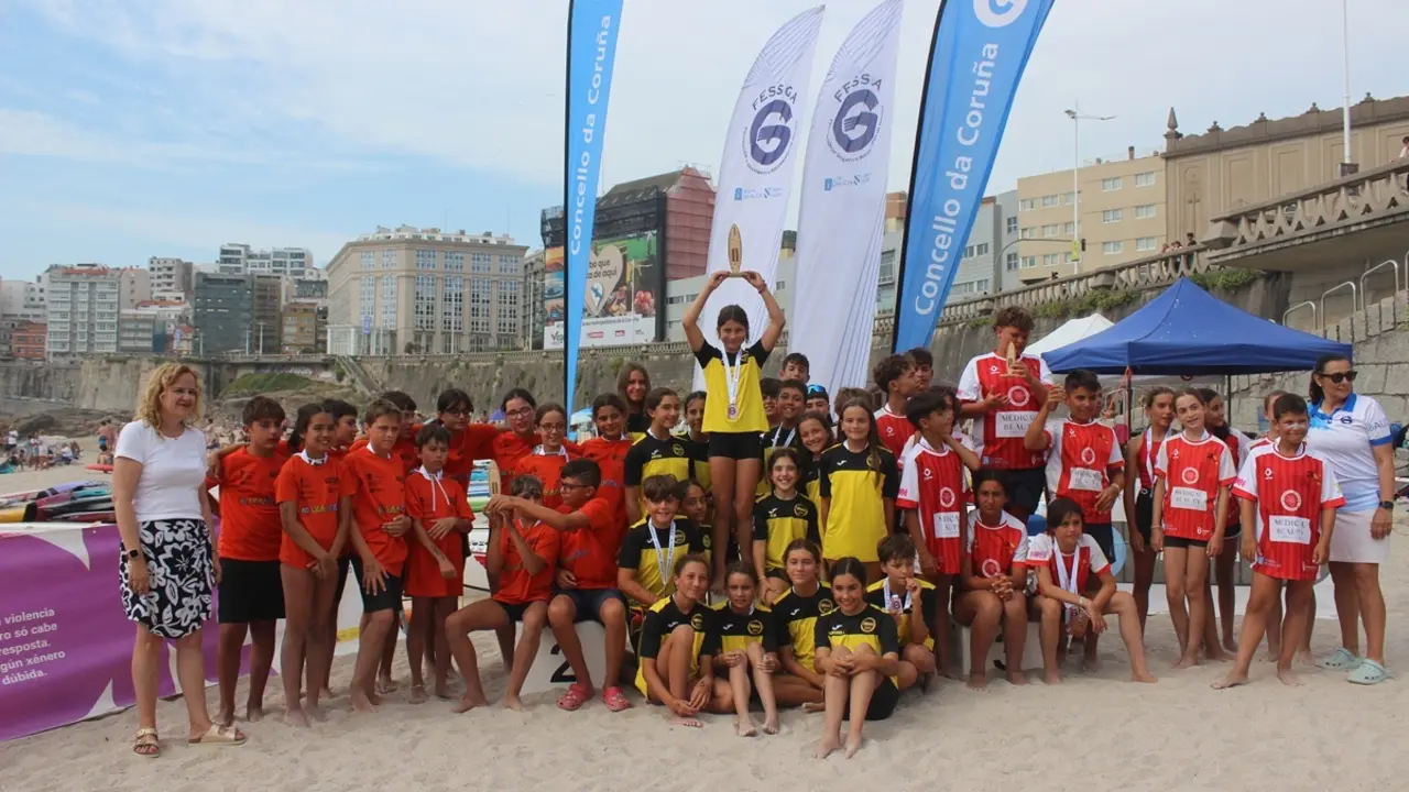 El Club SAL firma una brillante actuaci&oacute;n en los Campeonatos Gallegos de Playa.
