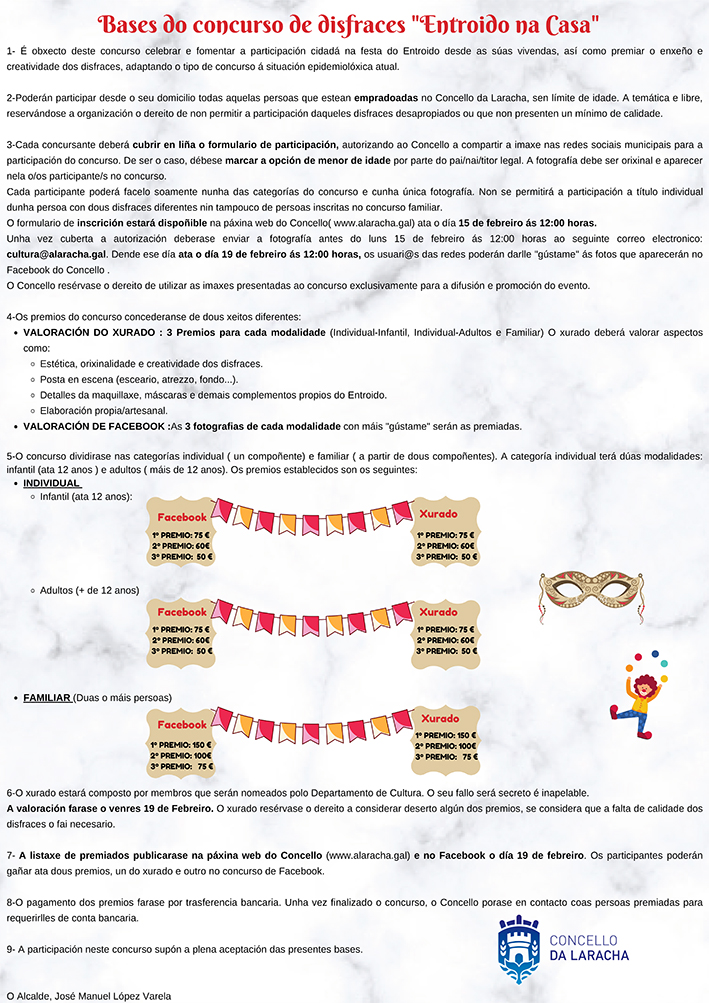 concurso de disfrases Entroido A Laracha
